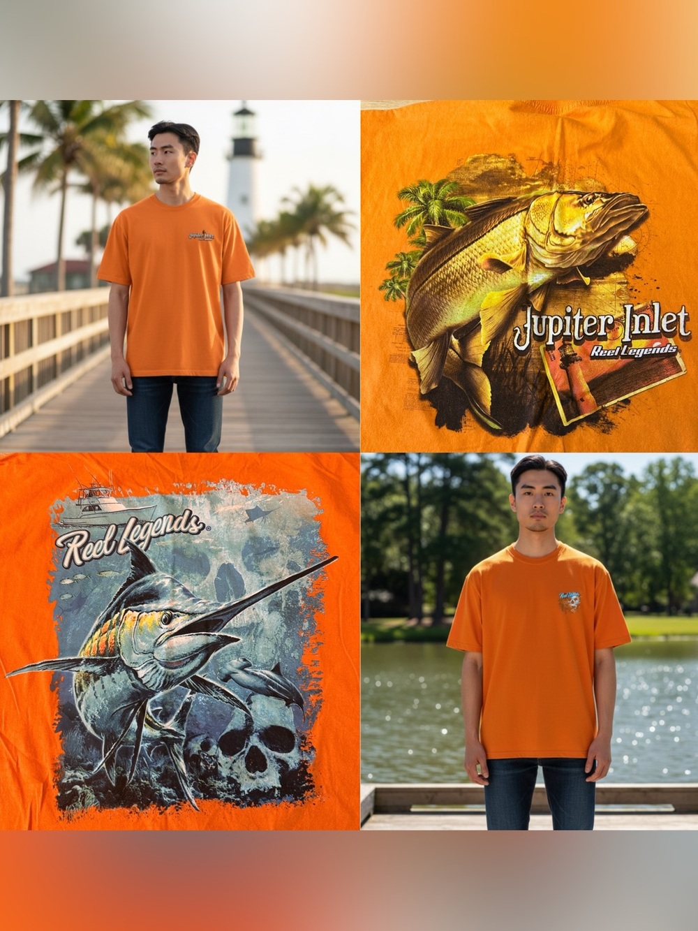 REEL LEGENDS tshirts VINTAGE